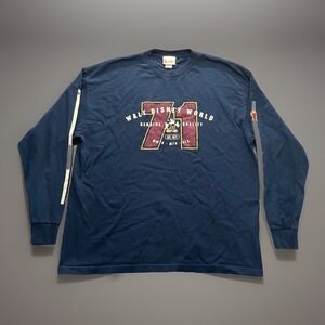 WALT DISNEY WORLD Men's Mickey Mouse Vintage Longsleeve XL BIG LOGO 90's USA